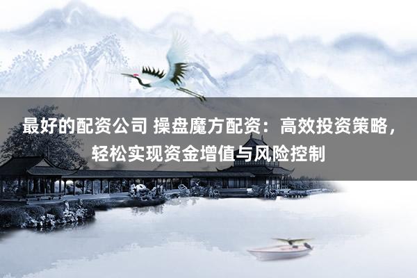 最好的配资公司 操盘魔方配资：高效投资策略，轻松实现资金增值与风险控制