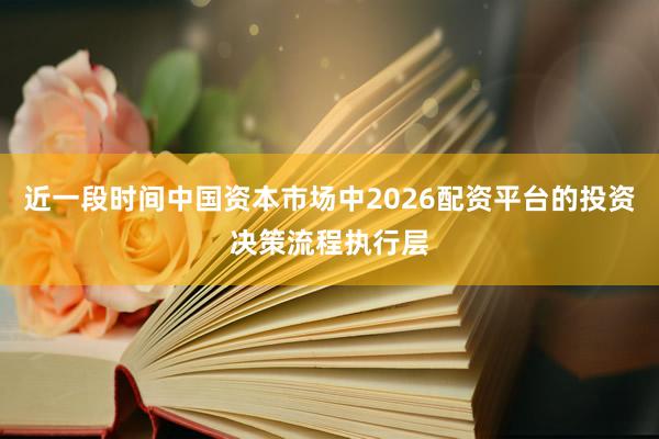 近一段时间中国资本市场中2026配资平台的投资决策流程执行层