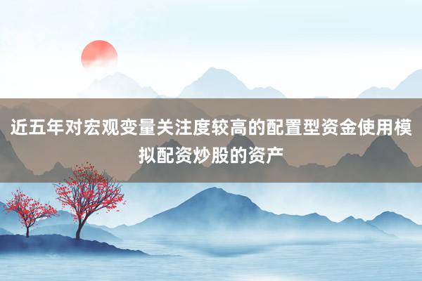 近五年对宏观变量关注度较高的配置型资金使用模拟配资炒股的资产